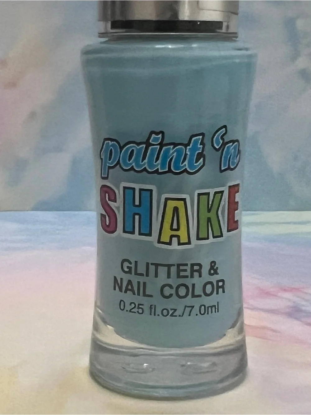 Vintage Paint N Shake Glitter & Nail Color 3 Pc Set